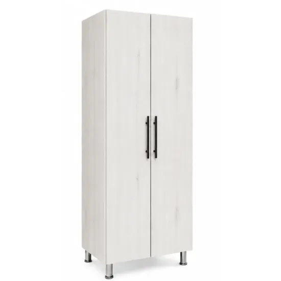 Шкаф Mashtab Tores с полками, 80x50x200 см, Дуб белый