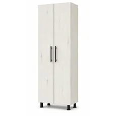 Dulap Mashtab pentru haine, 60x34x190 cm, Stejar alb