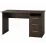 Masa de birou Mashtab cu 3 sertare, 120x60x75 cm, Wenge