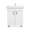 Шкаф под умывальник Mashtab Alpin (ML) 65 cm, напольный с 2 дверцами, Белый Мат (12133)