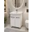 Dulap pentru lavoar Mashtab Delfin (CL) 55 cm, pardoseală cu 2 usi, Alb (22272)
