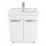 Dulap pentru lavoar Mashtab Agat (Sava) 60 cm, pardoseală cu 2 usi, Alb/Sonoma (12167)
