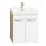Dulap pentru lavoar Mashtab Agat (Sava) 60 cm, pardoseală cu 2 usi, Alb/Sonoma (12167)
