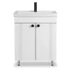 Шкаф под умывальник Mashtab Palma (Sava) 65 cm, напольный с 2 дверьми, Белый Мат (12130)