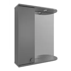 Dulap-oglindă baie Mashtab Palma 60x72 Antracit mat (S12319)