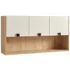 Dulap suspendat Ambianta Oscar, 120x32x67,5 cm, Artisan/Cashmere
