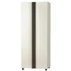 Dulap Ambianta Oscar cu 2 usi, 80x52x209 cm, Gri/Ivory