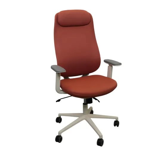 Fotoliu de birou Decoprim Borneo W-261C, Red/White