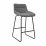 Scaun Decoprim Nicole Cfs Hoker LB, Middle Grey Soro-93/Black Legs