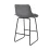 Scaun Decoprim Nicole Cfs Hoker LB, Middle Grey Soro-93/Black Legs