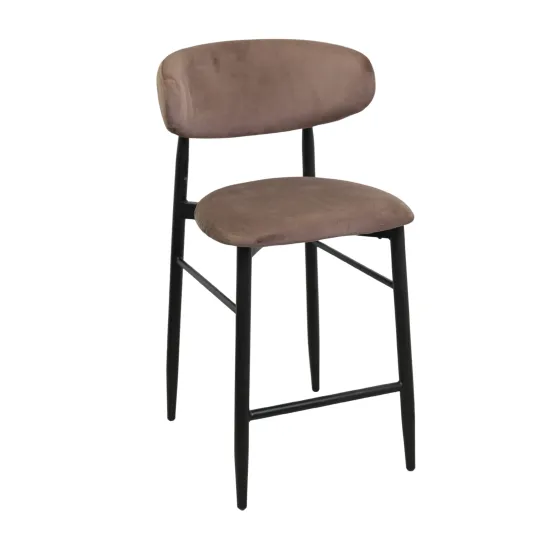 Scaun Decoprim Meridian Bar, Brown (HLR 49)/Black legs