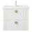 Set de mobila de baie Mashtab Toledo 60/65 65, cu 2 sertare, Alb (12086/12127)