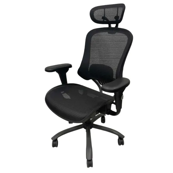 Fotoliu de birou ART Avangard 2D, negru