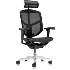 Fotoliu de birou Comfort Seating Enjoy Ultra, Black (T-168-B1 EJU-B-HAM-4D_AL)