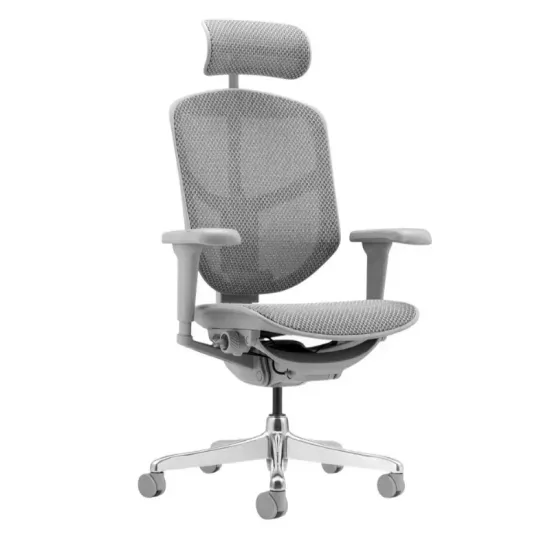Fotoliu de birou Comfort Seating Enjoy Ultra, Gri (T-168-B2 EJU-G-HAM-4D_AL)