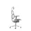 Fotoliu de birou Comfort Seating Enjoy Ultra, Gri (T-168-B2 EJU-G-HAM-4D_AL)