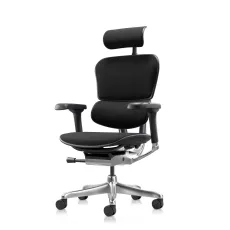 Fotoliu de birou Comfort Seating Ergohuman Elite 2, Black (Black Fabric-AS9080-1 EHE2-AB-HAM-5D-L)