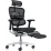 Кресло офисное Comfort Seating Ergohuman Elite 2 + Legrest, Чёрный (T-168-B1 EHE2-AB-HAM-5D-L)