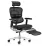 Fotoliu de birou Comfort Seating Ergohuman Luxury 2 + Legrest, Black (T-168-B1 EHL2-AB-HAM-5D-D)