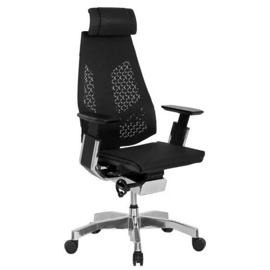 Fotoliu de birou Comfort Seating Genidia 2, Negru (T-168-B1 GN2-AB-HAM-5D)