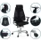 Fotoliu de birou Comfort Seating Genidia 2, Negru (T-168-B1 GN2-AB-HAM-5D)