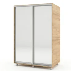 Dulap-cupeu Bafimob DZ-100, 100x220x60 cm, Stejar Auriu