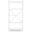 Raft Nex Home Loft, 80x35x170 cm White/ White snow
