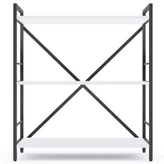Raft Nex Home Loft, 80x40x90 cm Антрацит / Белоснежный