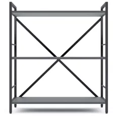 Raft Nex Home Loft, 80x40x90 cm Antracit