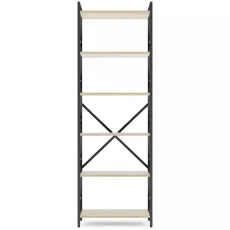 Raft Nex Home Loft, 60x24x180 cm Antracit / Stejar Artisan
