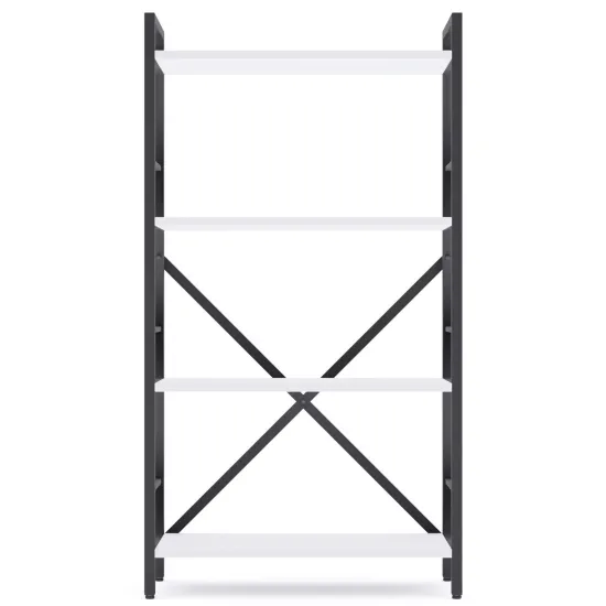 Raft Nex Home Loft, 60x24x110 cm Antracit / Alb ca zăpada