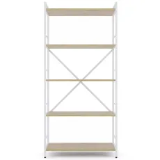 Raft Nex Home Loft, 80x35x170 cm Белый / Дуб Артизан
