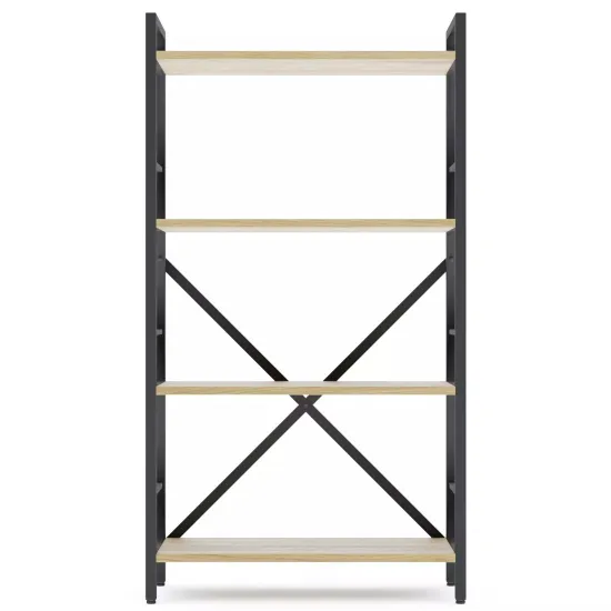 Raft Nex Home Loft, 60x24x110 cm Antracit / Stejar Artisan