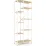 Стеллаж Nex Home Loft Cascade, 70x30x178 см, Белый / Дуб Артизан