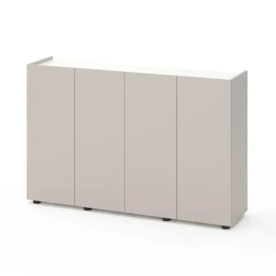 Комод Nex Home B020, 140x35x92 см, Cashmere/White Snow