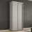 Dulap-cupeu Mobildor Compact, 100x200x45 cm, uși glisante PAL, Gri
