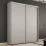 Dulap-cupeu Mobildor Compact, 210x240x45 cm, uși glisante PAL, Gri