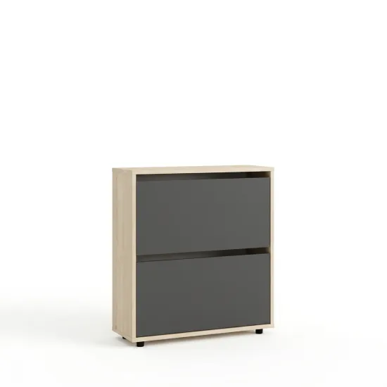 Pantofar Mobildor Leo, 90x27x86 см, Sonoma / Antracit