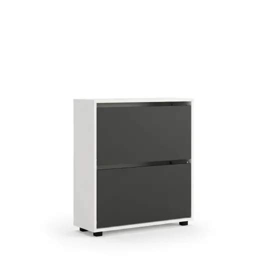 Pantofar Mobildor Leo, 60x27x86 см, White / Anthracite