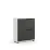 Pantofar Mobildor Leo, 70x27x86 см, White / Anthracite