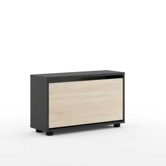 Pantofar Mobildor Leo, 60x27x47 см, Anracit / Sonoma