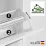 Pantofar Mobildor Leo, 50x27x47 см, White / Anthracite