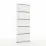Pantofar Mobildor Leo Slim, 100x16x203 см, Alb