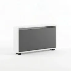 Обувница Mobildor Leo Slim, 50x16x47 см, Белый / Антрацит