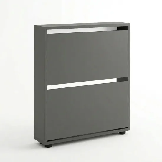 Обувница Mobildor Leo Slim, 100x16x86 см, Антрацит