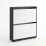 Pantofar Mobildor Leo Slim, 100x16x86 см, Antracit / alb
