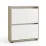Pantofar Mobildor Leo Slim, 100x16x86 см, sonoma/alb
