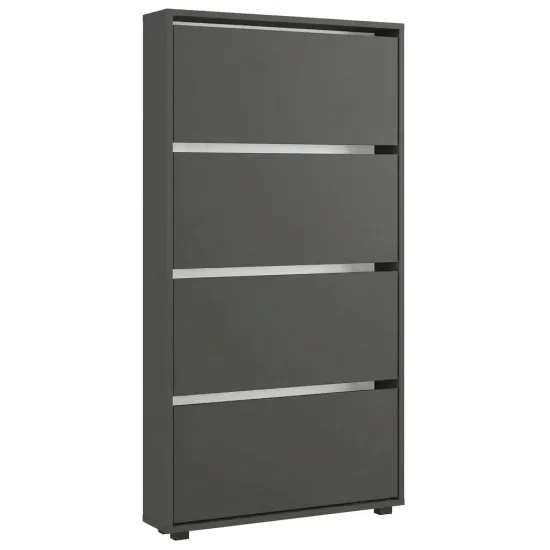 Обувница Mobildor Leo Slim, 100x16x164 см, Антрацит