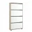 Pantofar Mobildor Leo Slim, 100x16x164 см, sonoma/alb