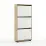 Pantofar Mobildor Leo Slim, 100x16x125 см, sonoma/alb